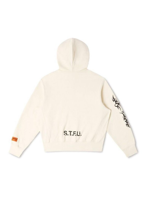 The Best Shops Heron Preston: Sweatshirt - Weiß