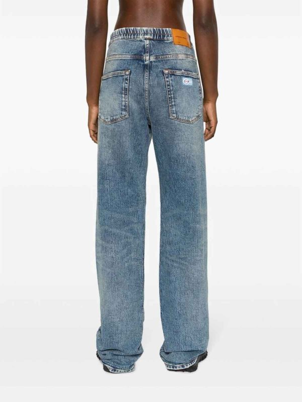 Heron Preston: Jeans acampanados online - Jeans Acampanados - Azul