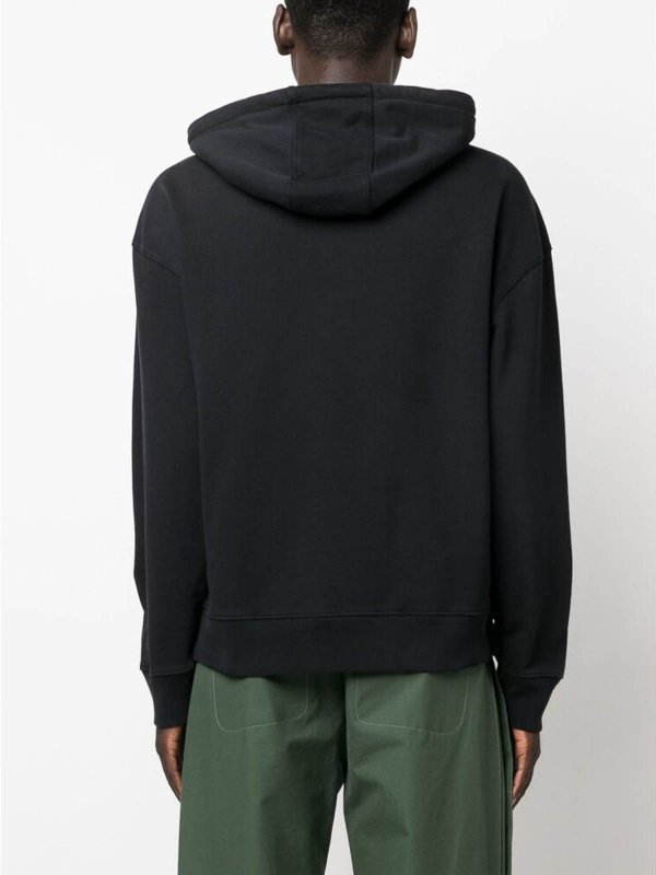 MAISON KITSUNÉ buy online Jet black fox-motif hoodie