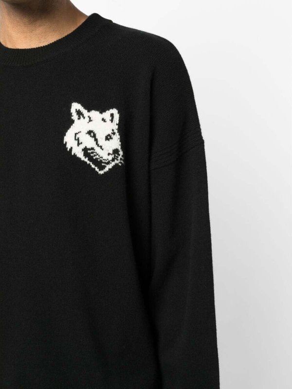 MAISON KITSUNÉ buy online Pull Col Rond - Noir