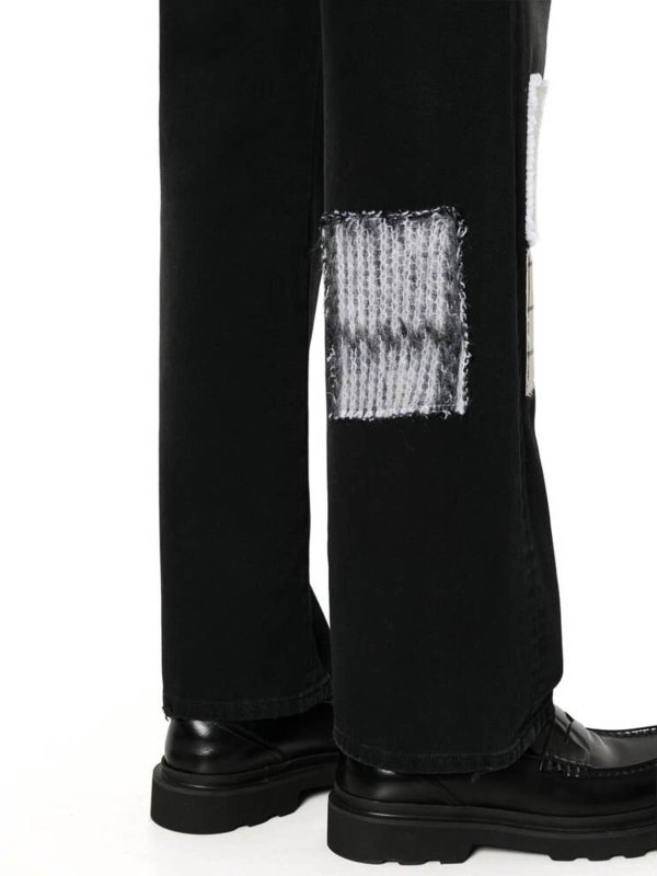 Marni buy online Black denim washed patchwork jeans