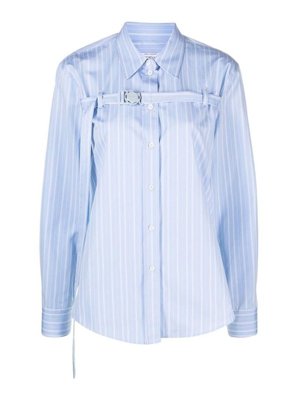 OFF-WHITE: Chemises - Chemise - Bleu