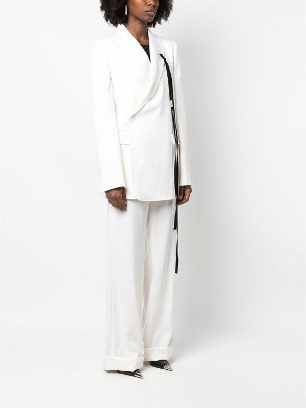 ブレザー - 白 shop online: ANN DEMEULEMEESTER