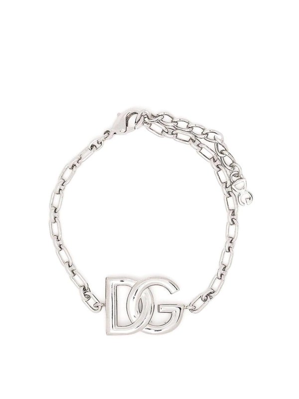 DOLCE & GABBANA: ブレスレット＆バングル - リング - 銀