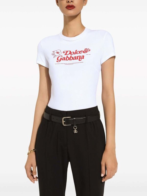 The Best Shops DOLCE & GABBANA: belts - Black logo belt