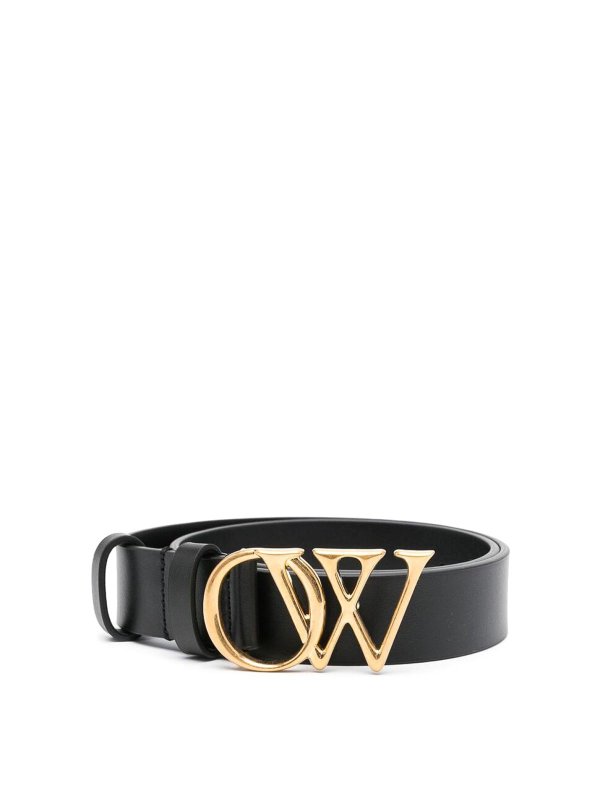 OFF-WHITE: Gürtel - Gürtel - Schwarz