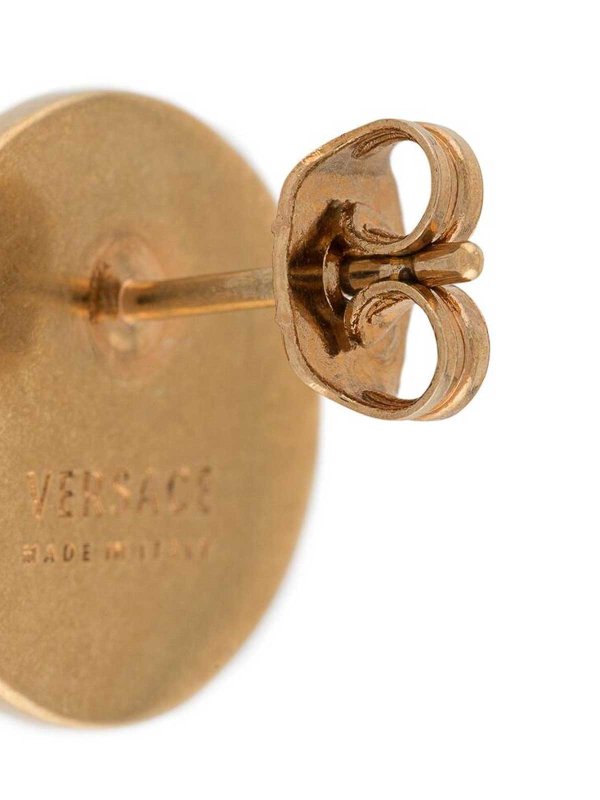 Gold-tone medusa earrings shop online: VERSACE