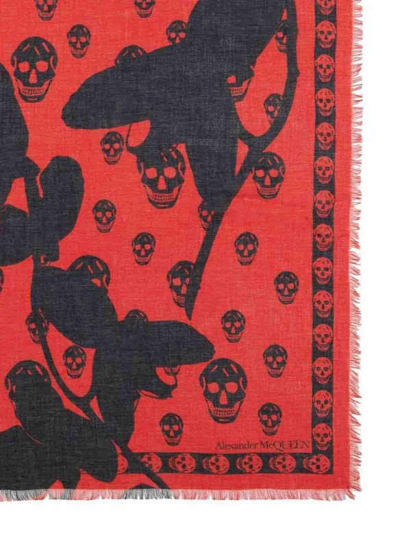 ALEXANDER MCQUEEN: Écharpes online - Écharpe - Rouge