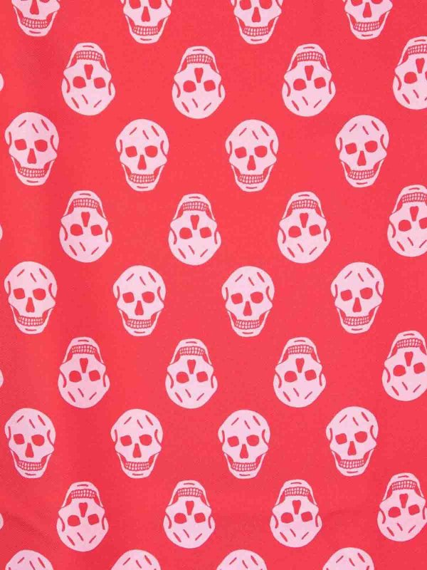 ALEXANDER MCQUEEN: sciarpe e foulard online - Sciarpa con teschio da motociclista