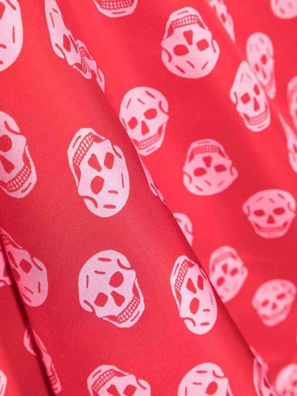 The Best Shops ALEXANDER MCQUEEN: sciarpe e foulard - Sciarpa con teschio da motociclista