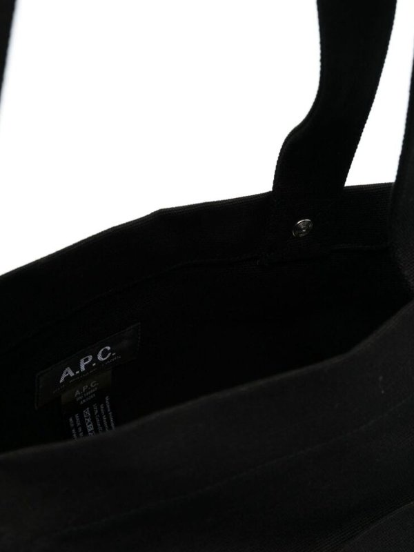 A.P.C. buy online Black texture two flat shoulder straps