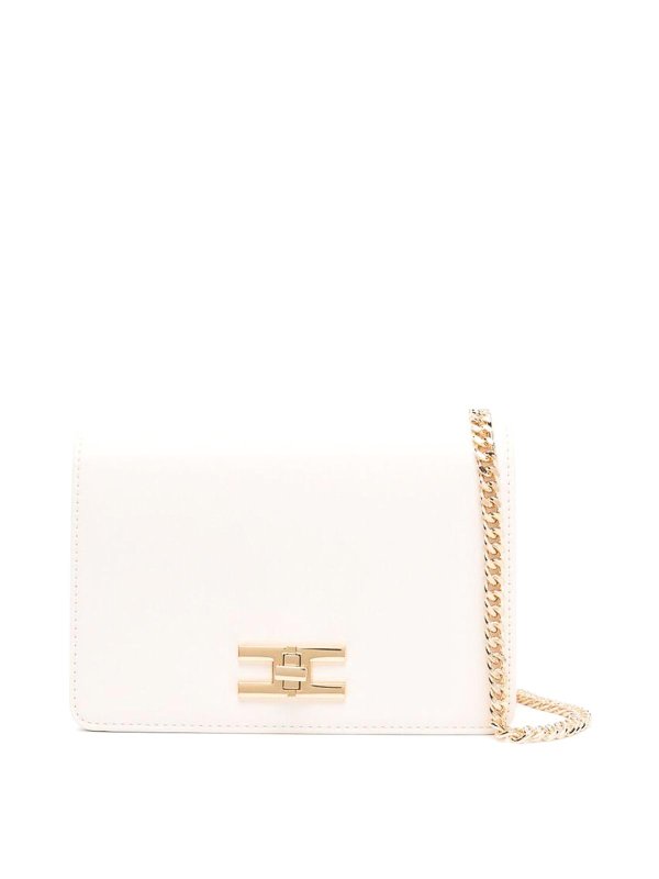 ELISABETTA FRANCHI: Umhängetaschen - Umhängetasche - Beige