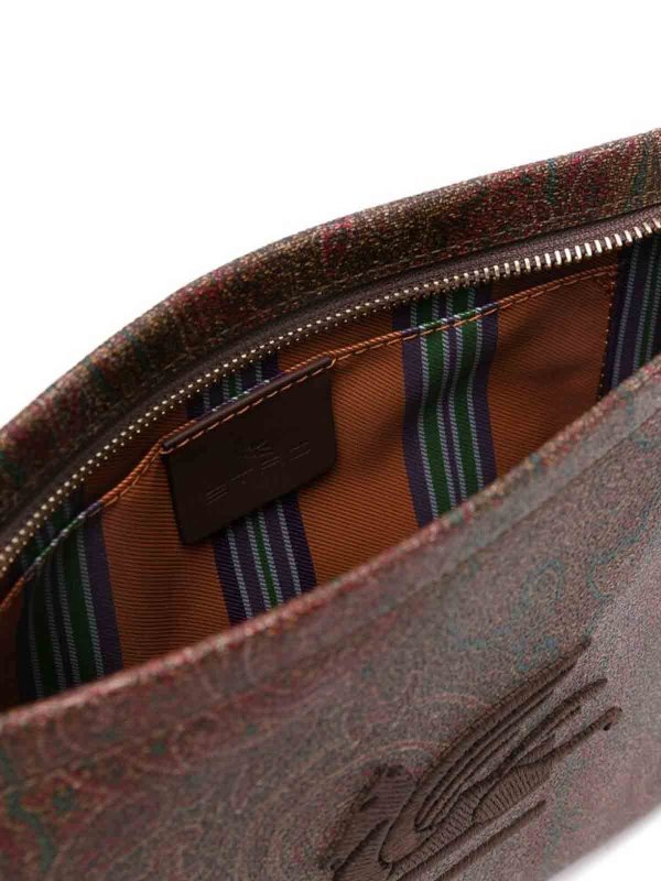 クラッチバッグ - ブラウン shop online: ETRO