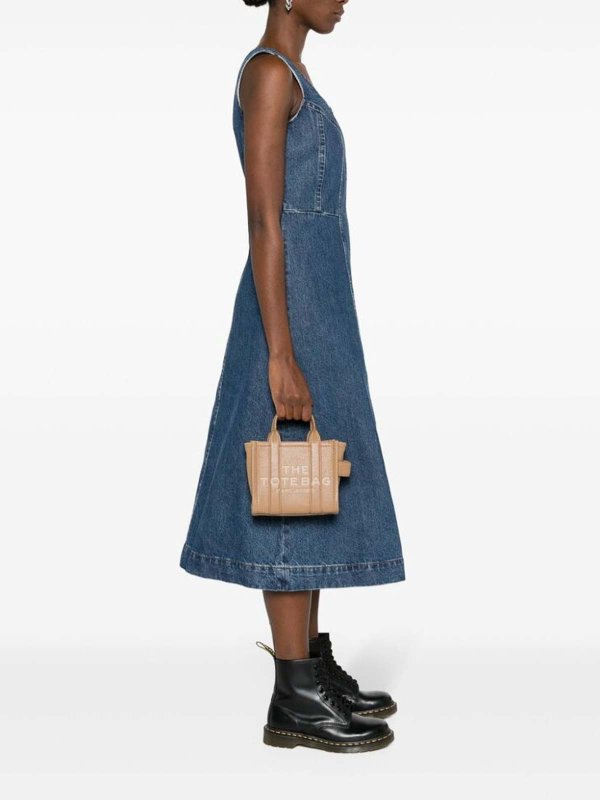 MARC JACOBS buy online Camel brown logo zip bag