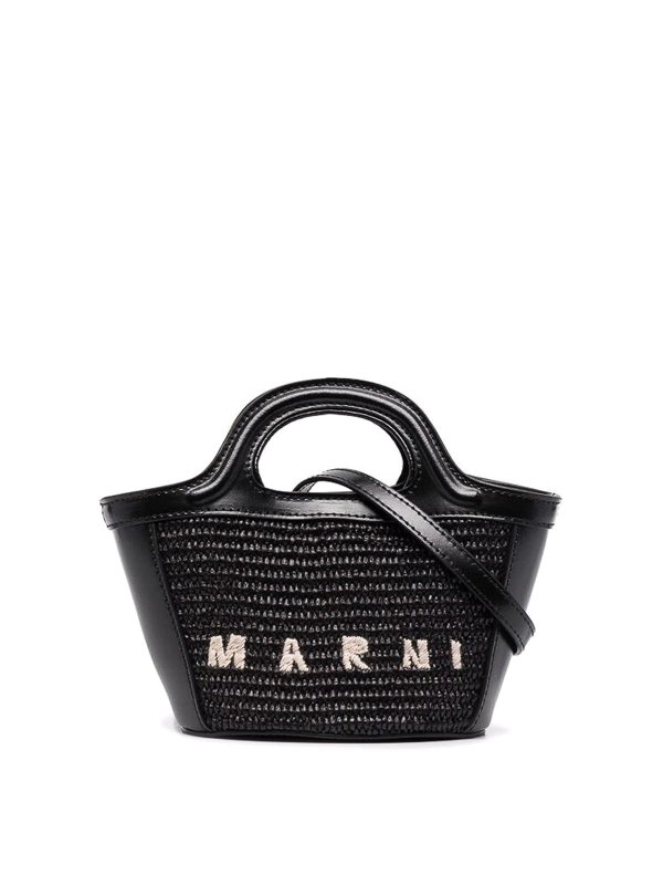 Marni: トートバッグ - トートバッグ - 黒