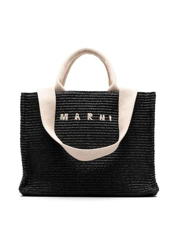 Marni: ショルダーバッグ - ショルダーバッグ - 黒