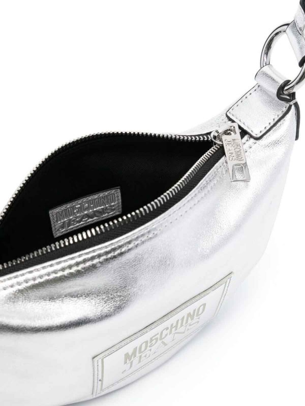 The Best Shops MOSCHINO: クラッチバッグ - ウエストバッグ - 銀
