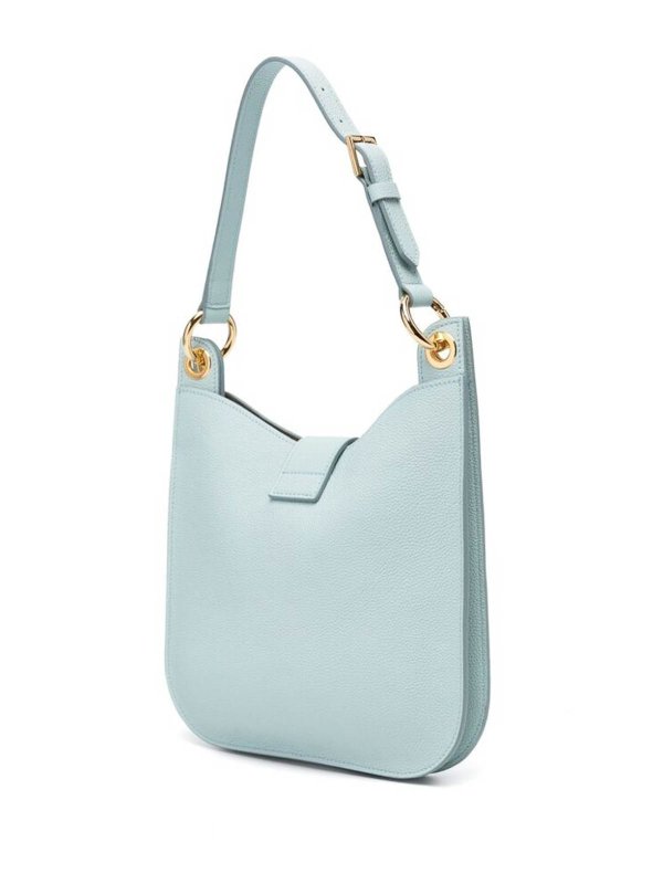 TOM FORD: cross body bags online - Light blue grained texture bag