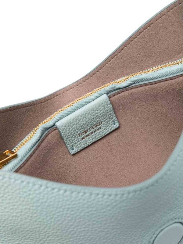 Light blue grained texture bag shop online: TOM FORD