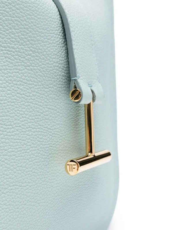 TOM FORD buy online Light blue grained texture bag