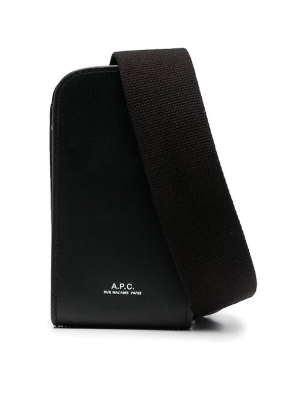 A.P.C.: クロスボディバッグ - クロスボディバッグ - 黒