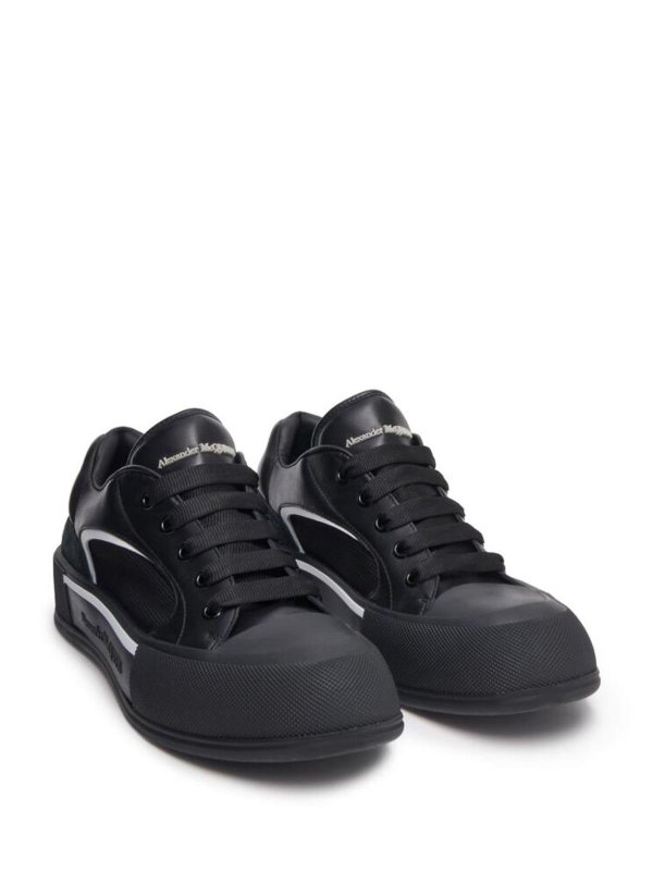 ALEXANDER MCQUEEN: trainers online - Leather sneakers