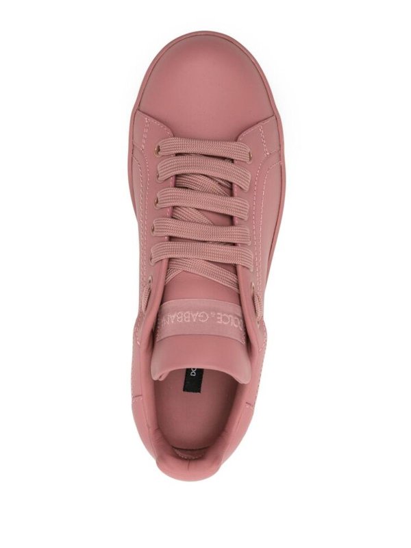 DOLCE & GABBANA: trainers online - Logo patch sneakers