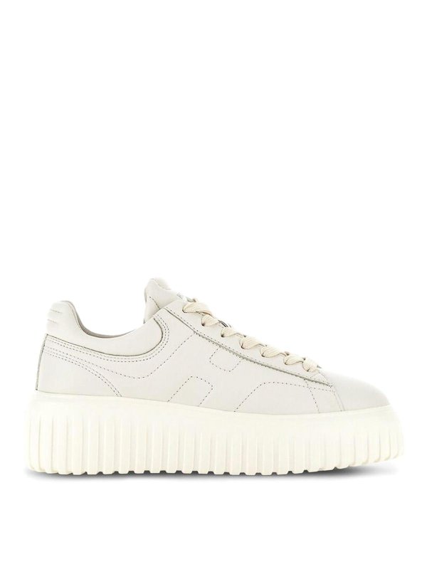 HOGAN: Chaussures de sport - Baskets - Blanc