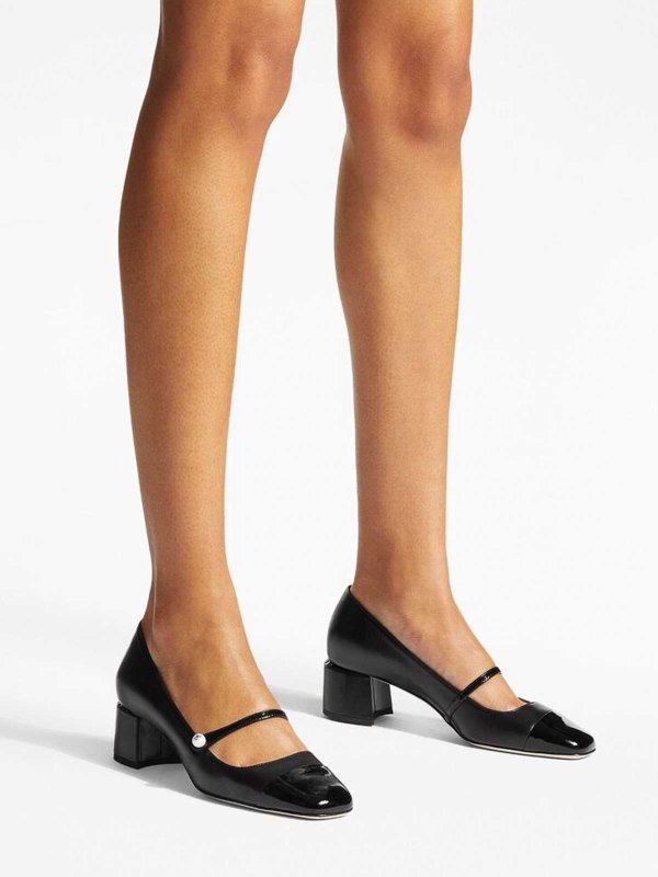 JIMMY CHOO: scarpe décolleté online - Décolleté Elisa con fibbia a spillo