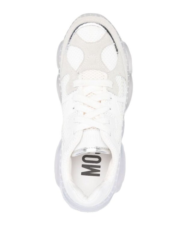 MOSCHINO: Chaussures de sport online - Baskets - Blanc
