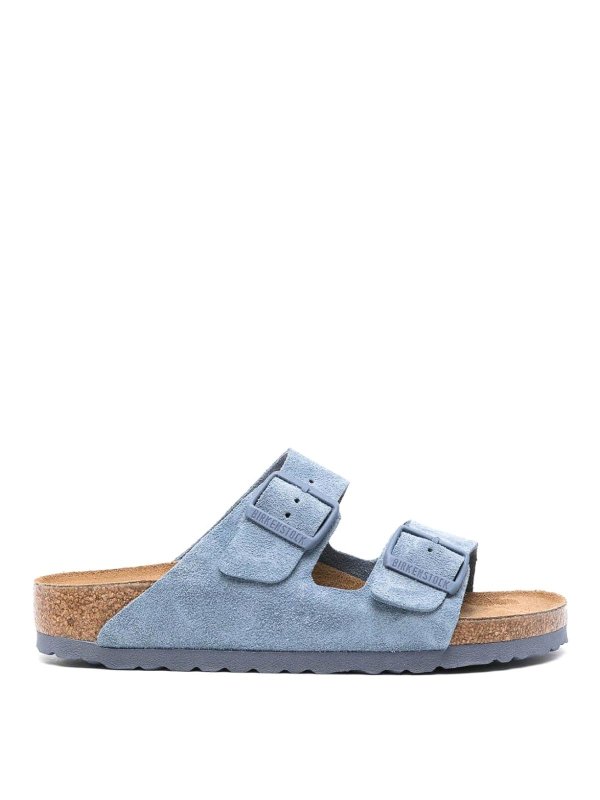 BIRKENSTOCK: Sandalen - Sandalen - Hellblau