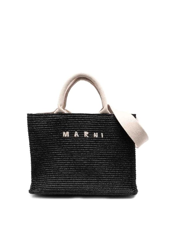 Marni: totes bags - Tote bag with logo