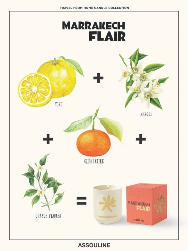 ASSOULINE: homeware online - Marrakech flair candle
