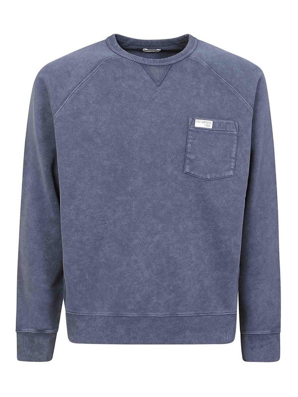 FAY: Sweatshirts und Pullover - Sweatshirt - Blau