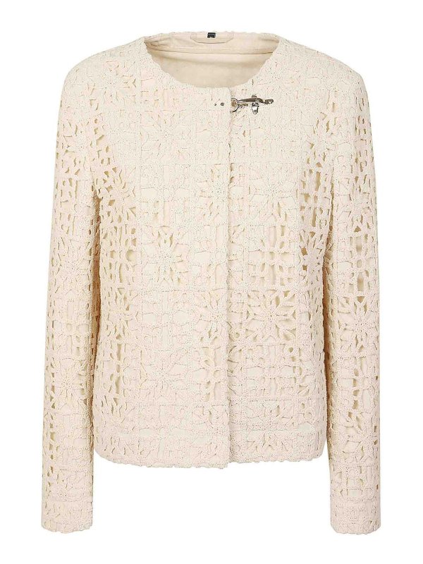 FAY: casual jackets - Giacca Crochet