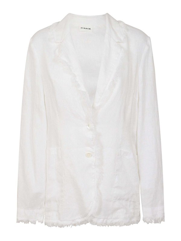 P.A.R.O.S.H.: Vestes de costume - Blazer - Blanc