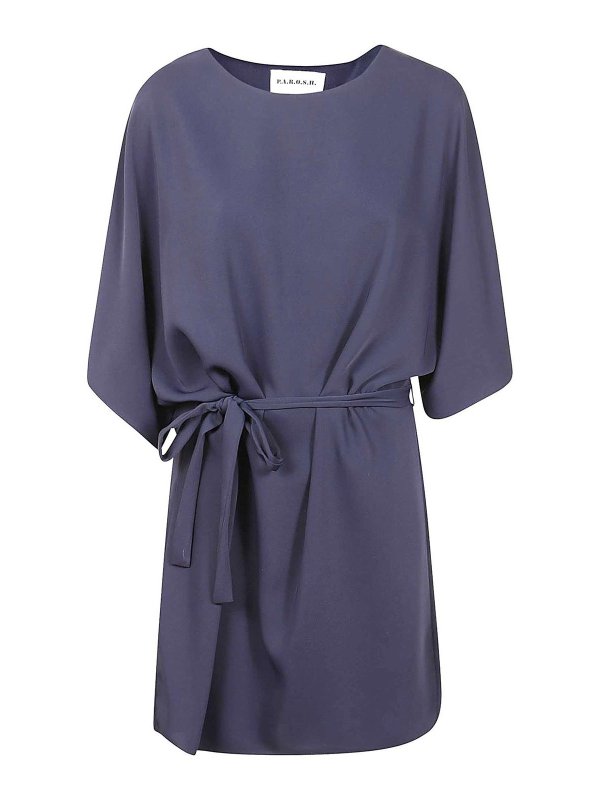 P.A.R.O.S.H.: Robes courtes - Robe Courte - Bleu