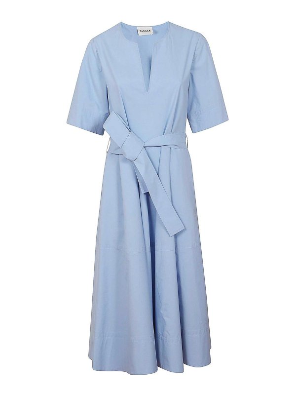 P.A.R.O.S.H.: ニーレングスドレス - 膝丈ドレス - ライトブルー