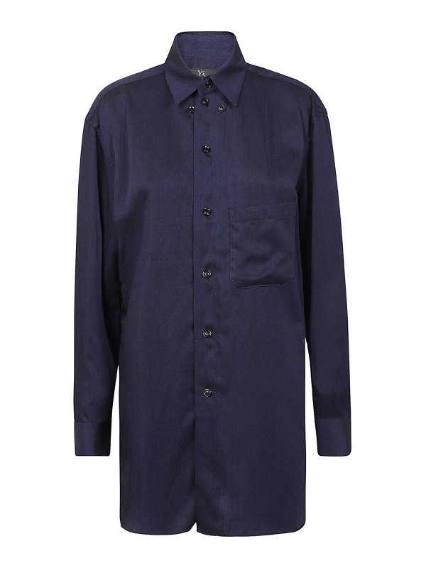 YOHJI YAMAMOTO: shirts - Twill shirt