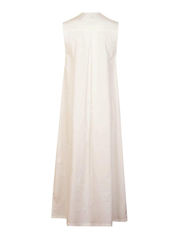 YOHJI YAMAMOTO: Knielange Kleider online - Knielanges Kleid - Weiß