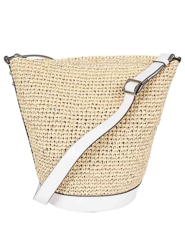 The Best Shops MICHAEL KORS: Bucket bags - Straw bucket bag