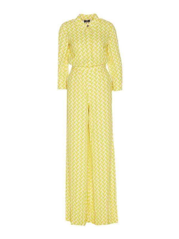 ELISABETTA FRANCHI: ジャンプスーツ - ジャンプスーツ - イエロー