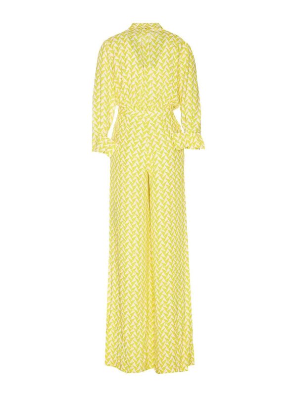 ELISABETTA FRANCHI: ジャンプスーツ online - ジャンプスーツ - イエロー