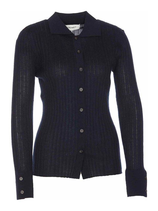 LISA YANG: Cardigans - Cardigan - Blau