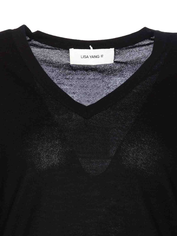 Suéter Cuello Redondo - Negro shop online: LISA YANG