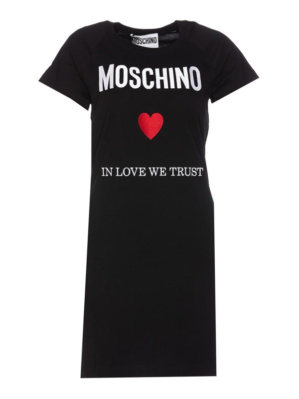 MOSCHINO: Vestidos media pierna - Vestido Midi - Negro