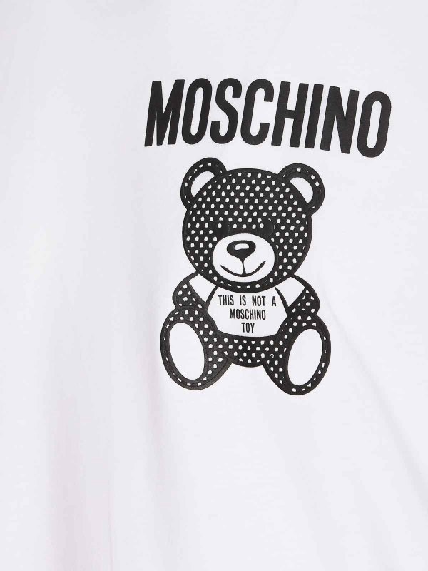 The Best Shops MOSCHINO: t-shirt - T-shirt piccola in rete Teddy