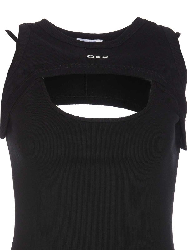 Miniabito con logo shop online: OFF-WHITE