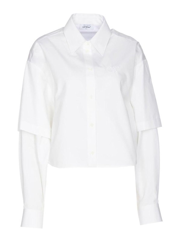 OFF-WHITE: Hemden - Hemd - Weiß