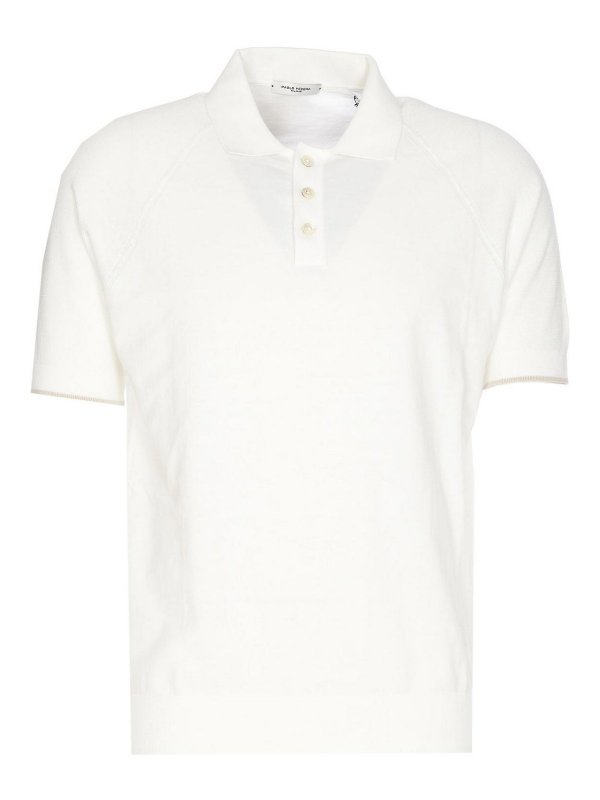 Paolo Pecora: ポロシャツ - ポロシャツ - 白